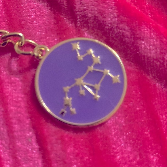 Sagittarius Keychain new without tags with large clasp and charms - Picture 4 of 4